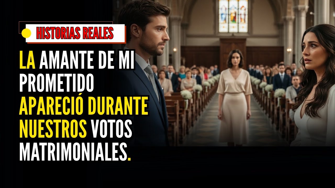 La amante de mi prometido apareció durante nuestros votos matrimoniales.