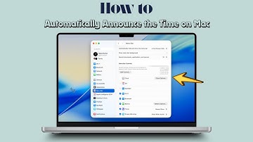 How to Automatically Announce the Time on Mac in MacOS Tahoe 26