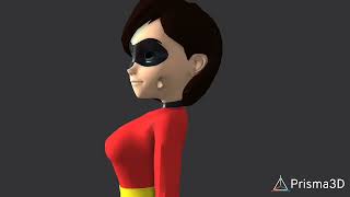 Elastigirl Gets mud on her face