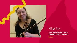 2021-2022 Dr. Nejat F. Eczacıbaşı Vakfı Müzik Bursiyerlerimiz