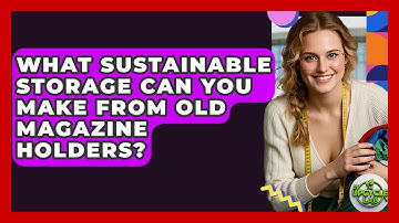 What Sustainable Storage Can You Make From Old Magazine Holders? - The Upcycle Lab