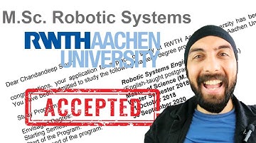 The Statement of Purpose (S.O.P.) that got me into M.Sc. Robotic Systems at RWTH Aachen University