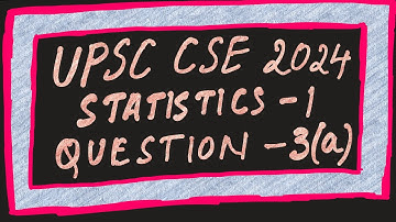 UPSC CSE Mains 2024 Paper-1 - 3(a) Solution| Moment Generating Function | RitwikMath