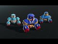 www.Meshtint.com | Galaxy Trooper Soldier Robot Evolution Pack Cute Series | Animations
