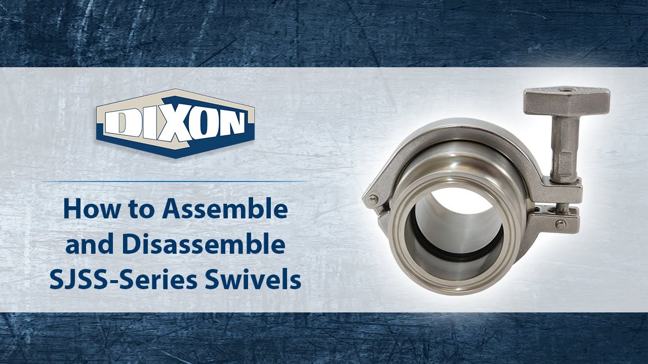 How to Assemble and Disassemble SJSS-Series Sanitary Swivels 