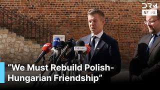 FULL PRESSER: Hungarian PM Magyar Launches First Foreign Visit With Major Poland Push | AC1G