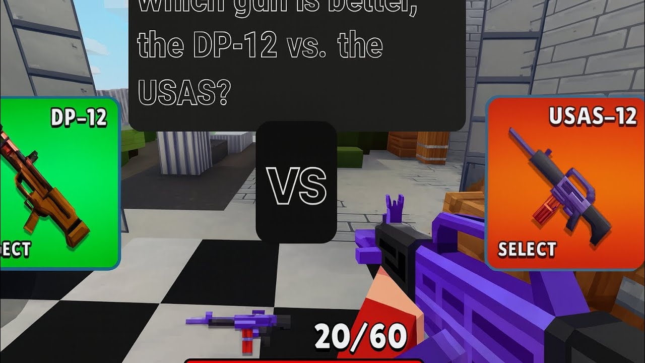 Which gun is better, the DP-12 or the USAS-12? 