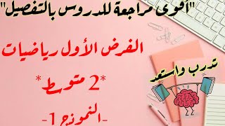 مراجعة عامة استعدادا للفصل الأول بحل فرض شامل -كيفية البرهان في الهندسة وأهم الأخطاء التي يجب تجنبها