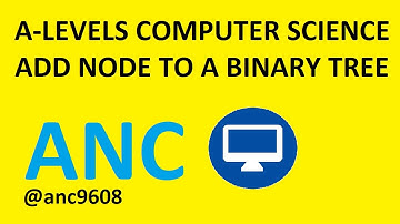 A levels Computer Science Add a node to a binary tree