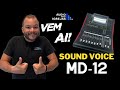 Mesa de som digital sound voice md12