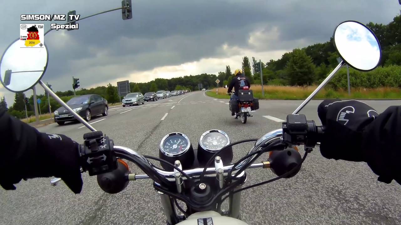 DDR Tour Tag 1 (  Simson/MZ ) Lübtheen - Schierke