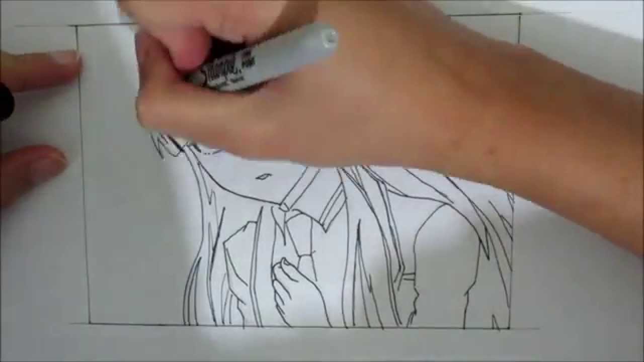 recollection grm how to draw an anime girl (Miyuki)