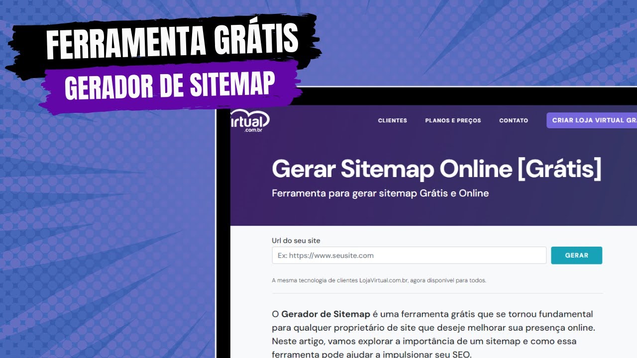 Gerador de Sitemap Online [Ferramenta Grátis + Tutorial] - YouTube