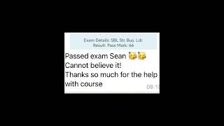 Advice from qualified students on how to pass ACCA SBL exam