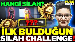 İlk Bulduğun Si̇lahla Oynama Challenge İlk Defa Şansli Miyim?? - Pubg Mobile