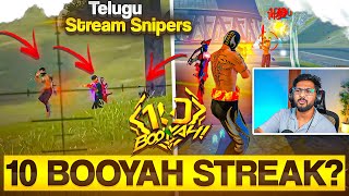 Telugu Stream Snipers Tried To Break Our 10 Streaks Booyah Challenge.!! 😎🔥 - FreeFire Telugu screenshot 4