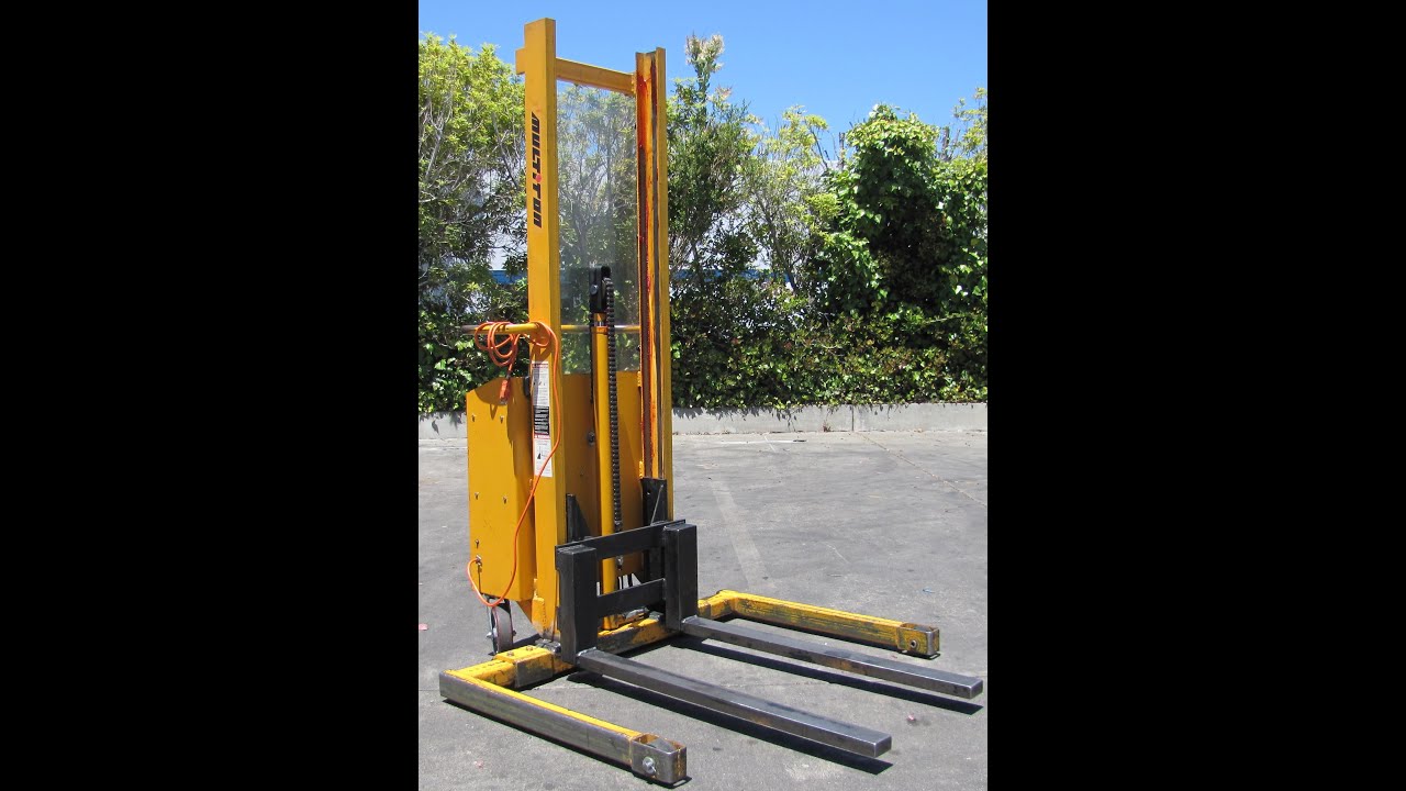 Multiton SM20 Walkie Stacker 2000 lbs Walk Behind Forklift Fork Lift ...