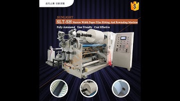 SLT-SH Straw Paper High Speed Slitter Rewinder Machine