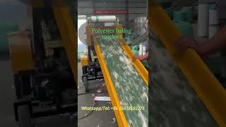 Automatic Polyester Fiber Baling Machine for Textile Factory