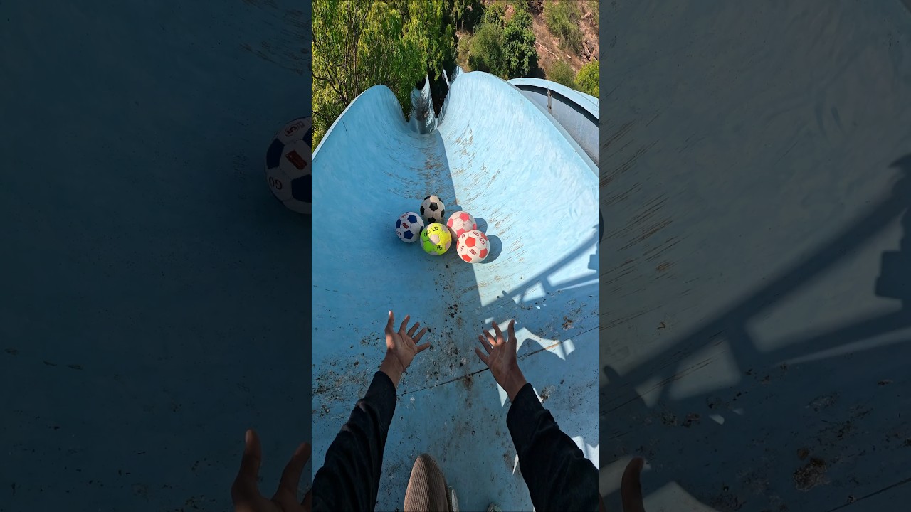 😲 Footballs slide ho gyi 