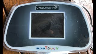 NEW SpaTouch Spa control Panel. Balboa T2 Replacing Old Faulty Broken trapezoid upgrade touch