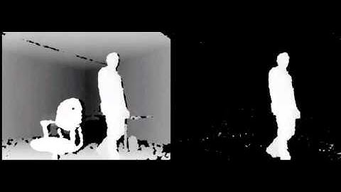 Background segmentation - Depth images and OpenCV MOG2