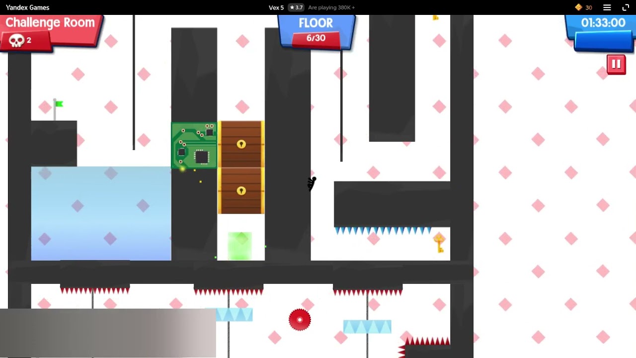 I beat 30 levels in Vex 5s challenge room Part 1