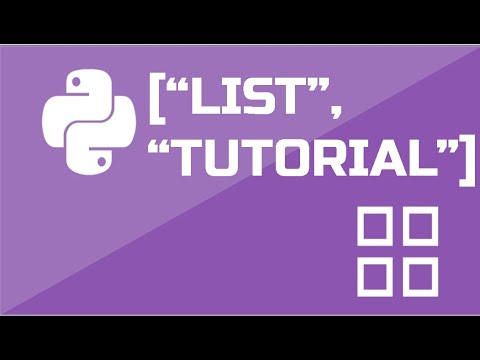 Capa de Lists in python Tutorial for beginners DivCodes