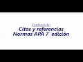 Normas APA séptima edición