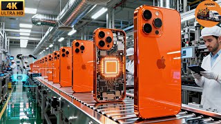 Inside Apple's Iphone 17 Pro Max Factory 🏭 Orange Edition (Complete Process)