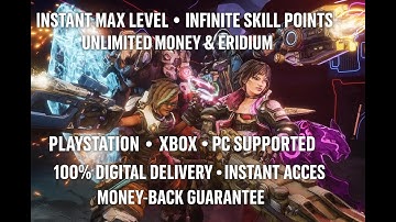 Borderlands 4 INSTANT Level 50 - Infinite Cash, Eridium, Skill Point