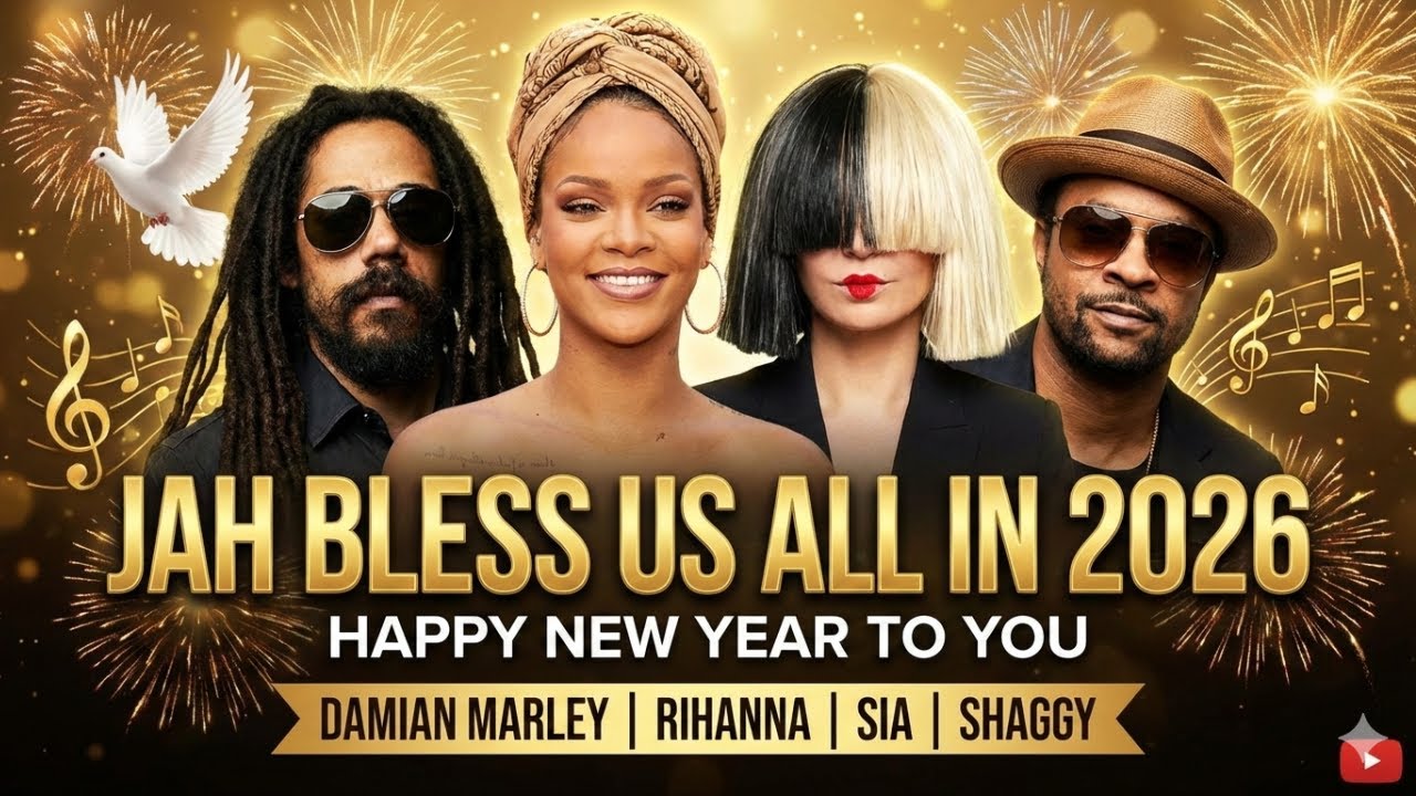 🎆 Rihanna, Sia, Damian Marley & Shaggy – JAH BLESS US ALL IN 2026, HAPPY NEW YEAR TO YOU