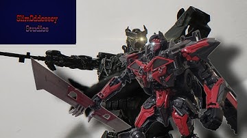 Sentinel Prime Vs Scourge (Transformers Stop Motion Fight)