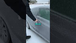Why You Should NEVER Force a Frozen Car Door Open ? 😱 #shorts