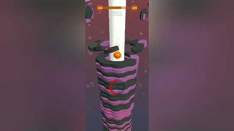 Stack Ball Level 104 | Blast Through Platforms | A4 Tech Live