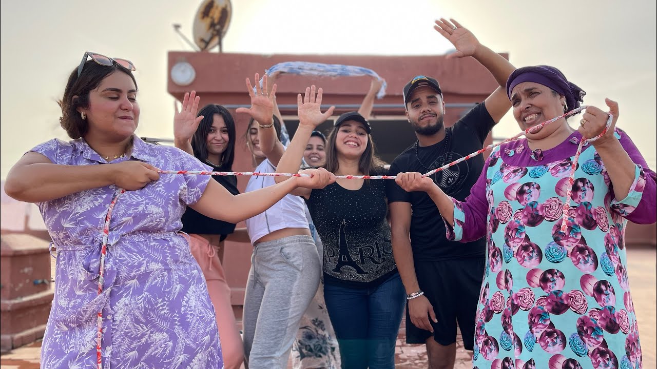 أقوى تحدي جر الحبل على أرض الصابون مع souma rima 😂😂😂😂