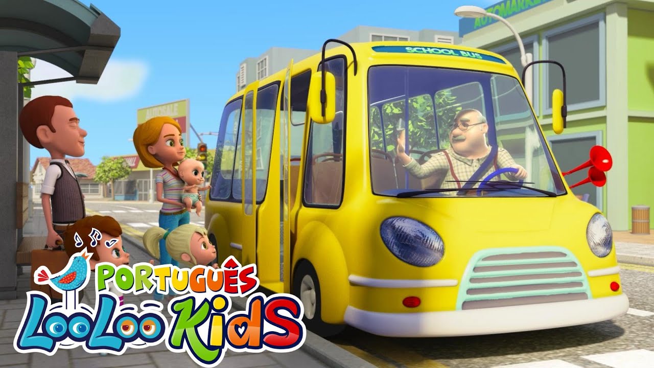 [ NEW MIX ] A Roda do Ônibus 🚌 Vídeos engraçados e educativos para crianças - LooLoo Kids Português