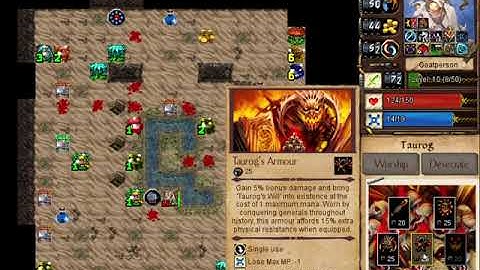 Desktop Dungeons: Vicious Gaan-Telet, Goatperson