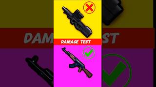Akm Vs P90 Damage Test   Akm Is God Level Gun In Bgmi 