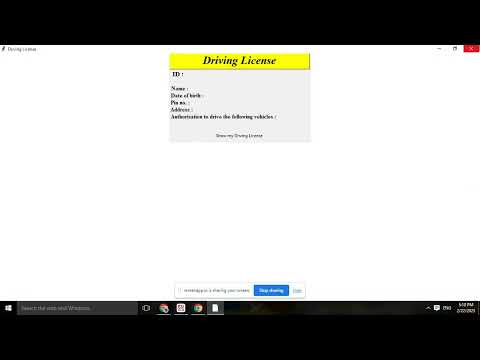 Driving license in python