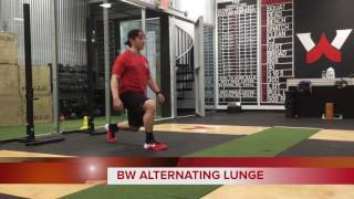BW ALTERNATING LUNGE