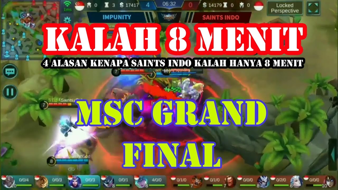 4 Alasan Saints Indo Kalah Melawan IMPUNITY [MSC Grand Final 2017 ...