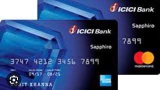 #icicibank #SAPPHIRO DUAL Credit Card Unboxing