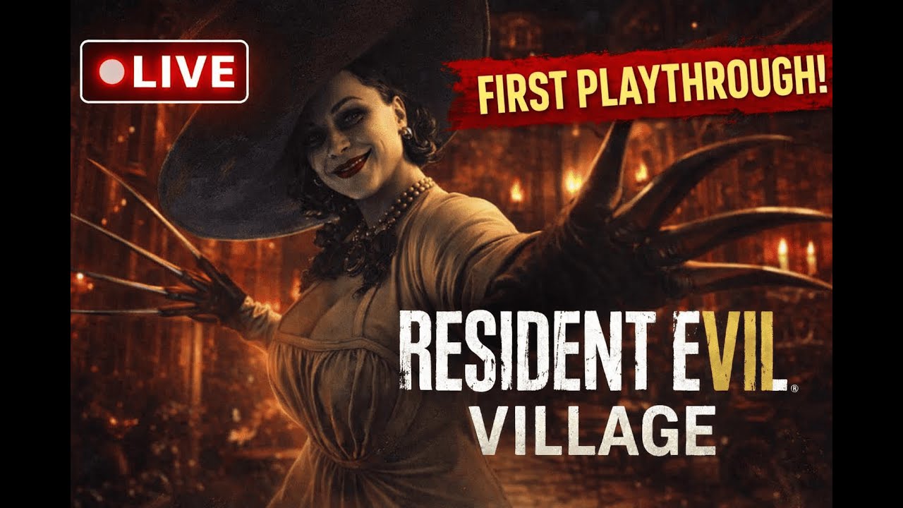 My First Time in Resident Evil Village… (Live First Playthrough)
