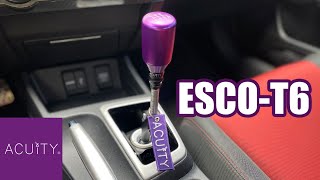 ACUITY ESCO-T6 Shift Knob Install! | 9th Gen Civic Si Installing Acuity Instruments Shift Boot Collar Esco T6 Knob