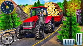Cargo Tractor Trolley Offroad Simulator - Tractor Trolley Cargo Drive Game - Android Gameplay screenshot 5