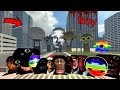 Furious Angry Munci Green Family and Rainbow Sprunki, Rosalia Family, Selena Deldago Nextbot in Gmod