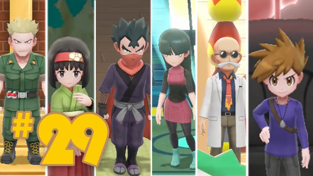 Let's Play Pokemon: Let's Go Pikachu & Eevee - Part 29 - Gym Leader Rematches