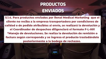 Procedimiento P-L-008 Manejo de Devoluciones