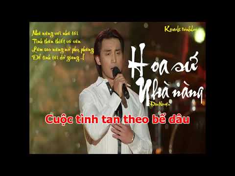 Hoa sứ nhà nàng Karaoke Đan Nguyên